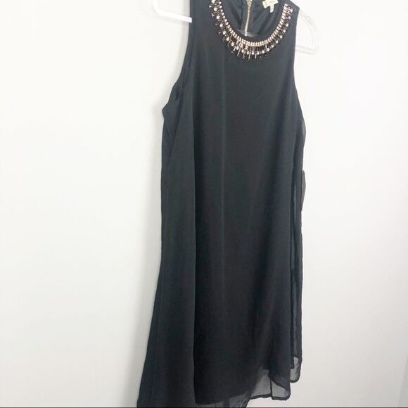 HAANI | Black Embellished Dress Rhinestones Medium - Picture 2 of 8